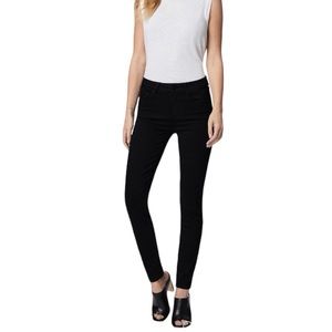 Paige Verdugo Ankle Jeans in Black Shadow